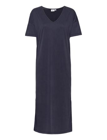 Abbiesz Dress Knelang Kjole Marineblå Saint Tropez