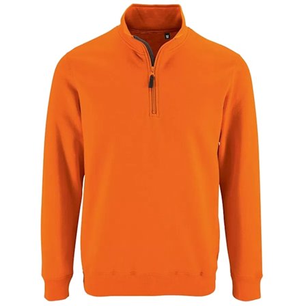 SOLS Herr Stan Kontrast Dragkedja Sweatshirt 2XL Orange