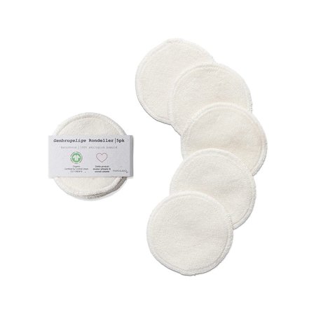 Pargaard Genanvendelige Rondeller Naturhvid, Skincare, Vat & Vatpinde, Vatrondeller