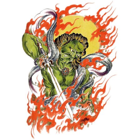 New Disposable Tattoo Sticker Water Transfer Sticker Waterproof Half A