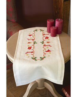 Stickpackung Weihnachtsdekoration - Läufer - Vervaco