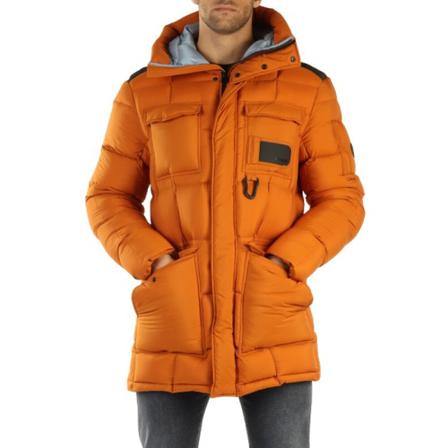 Museum Winter Jas , Oranje , Heren , Maat: L