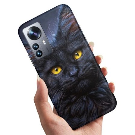 Xiaomi 12 Pro - Skal/Mobilskal Svart Katt