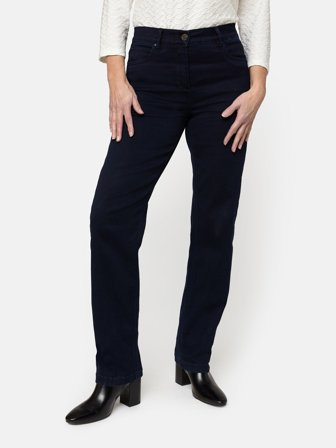 Brandtex - Madelaine Jeans - Navy - Straight Fit