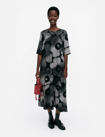 Marimekko Rento Akvarelli Unikko - Grey - L