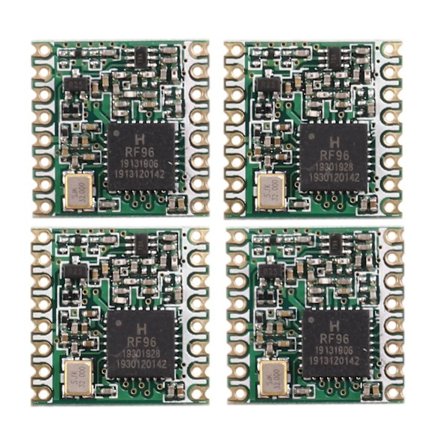 4 stk Rfm95 Rfm95w 868 Rfm95-868mhz Lora Sx1276 Trådløs Transceiver Modul Fcc Rohs Etsi Reach