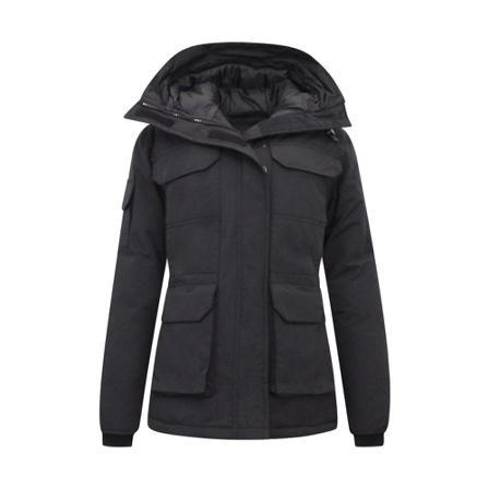 Matogla Gewatteerde Jas met Capuchon Dames - 7603 - Zwart svart, Dam Vindjackor, Dam, Storlek: S