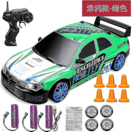 2.4g Drift RC-auto 4wd RC Drift -lelu Kaukosäätimellä Gtr-malli Ae86 Ajoneuvo Auto RC-kilpa-auto Leluna Lapsille Lahjaksi