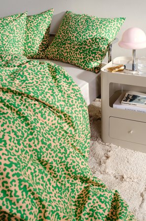 Jotex - Dynetrekksett Enkeltseng Økologisk grønn - MALIA - Kjøp Enkeltseng hos Jotex