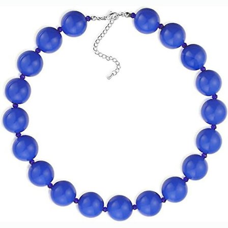 Akryl Perler Kæde Bubble Gum Halskæde