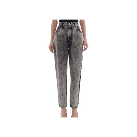 IRO Collie high-waisted dyed jeans with carrot cut Grå, Dame