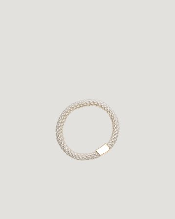 Dark Department Fat Hair Tie W/Gold Weiß Accessoires Mädchen - Kids Brand Store