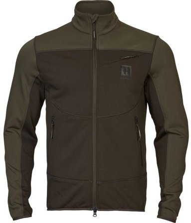 Härkila Olaf Fleece Jacket Shadow Brown/Forest Night