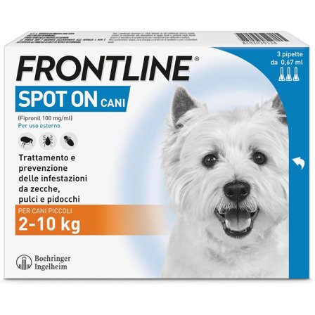 Frontline Spot-On Cani 2-10kg 3 Pipette