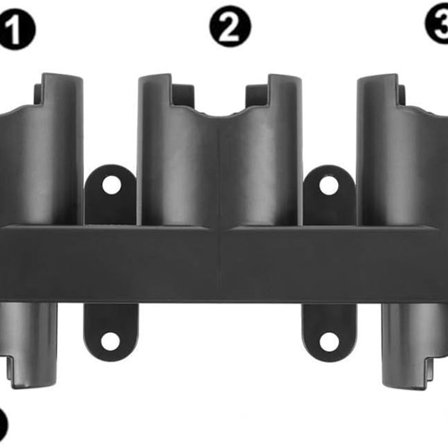 Veggmontert håndholdt støvsuger for Dyson V7 V8 V10 - oppbevaringshylle KLB
