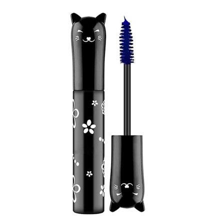 Cat Eye Mascara Silmämeikki Värillinen Mascara Vedenkestävä Nopea Kuivuminen Sininen