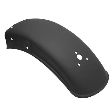 Metal Motorcykel Bagskærm, Hjulafdækning til Harley, Honda, Suzuki, Kawasaki, Yamaha, Krom/Sort