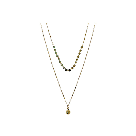 Foldet dobbel ball kjede slitasje kald kald enkel kragebeinkjede