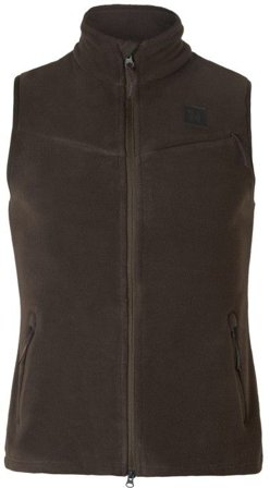 Härkila W's Aspire Fleece Vest Shadow Brown - Fleecevästar