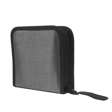 for 40 stk CD-oppbevaringsveske- CD DVD-hefteholder CD DVD-plater Stoffveske