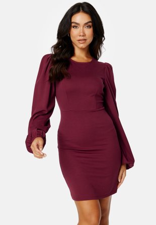 BUBBLEROOM Balloon Sleeve Short Dress Klær
