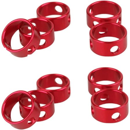 10 stk Taustrammere Telttrammere Telladjusterere Aluminium Alle