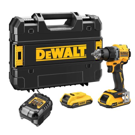 Dewalt DCD794D2T-QW Skruemaskine med batteri og oplader, Maskiner