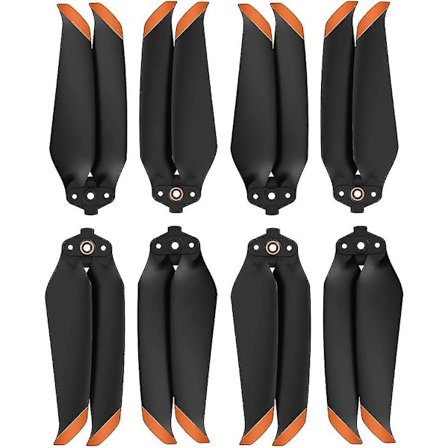 (4 paria oranssia) Dji Mavic Air 2/mavic Air 2s Uav Prop Low Noise Propeller Quick Release Propeller Accessory Blade Colored Uav Propeller Blade