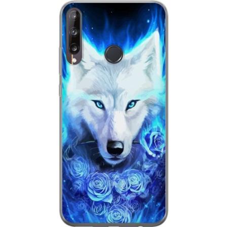 Huawei P40 lite E Gjennomsiktig deksel Ulv