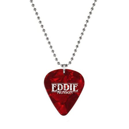 Stranger Things Guitar Pick Plectrum Ball Halsband För Kvinnor Män - on stock