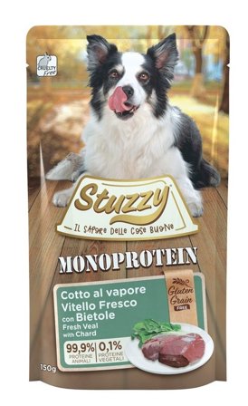 Stuzzy Monoprotein Vitello Fresco Con Bietole Cibo Umido Cani