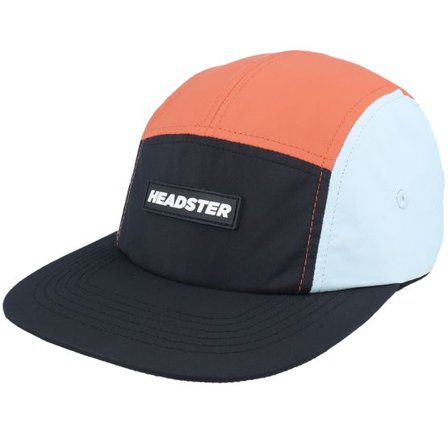 Headster - Svart 5panel Keps - Kids Runner Nylon Black 5-Panel @ Hatstore
