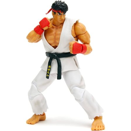 Street Fighter II 6" Ryu Actionfigur, Leksaker för Barn och Vuxna