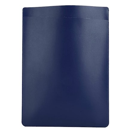 Laptop Taske Forskellige Farver Mikrofiber Kunstlæder Dobbelt Lag Laptop Sleeve til OS X 15.4in Blå YEMMA