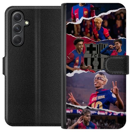 Kompatibelt Plånboksfodral till Samsung Samsung Galaxy A15 5G Yamal Fotboll Spelare Barcelona