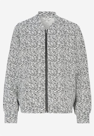Cellbes of Sweden - Bomberjacka i trikå - svart / mönstrad - för damer - 58/60