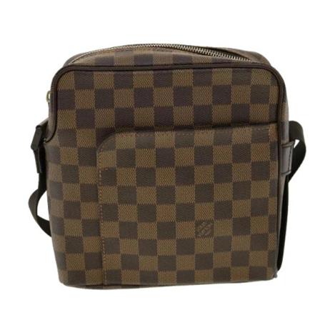 Louis Vuitton Vintage Pre-owned Canvas louis-vuitton-Tass , Bruin , unisex , Maat: ONE Size Vintage Tassen