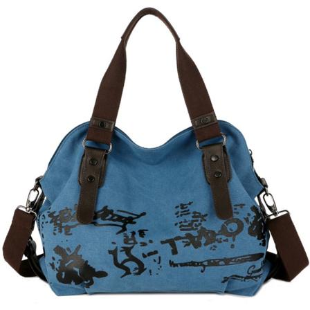 Raidallinen kangas olkalaukku Vintage käsilaukku crossbody laukut Multic