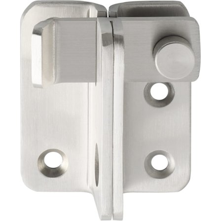 Vridlås Rustfrit Stål Dørlås Lille Lås med Hul til Hængelås Sikkerhedsdørlås til Dør, Vindue, Skab og Have, Børstet Finish -