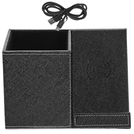 Trådlös laddare pennhållare 15w snabb trådlös laddare laddningsdockningsstation