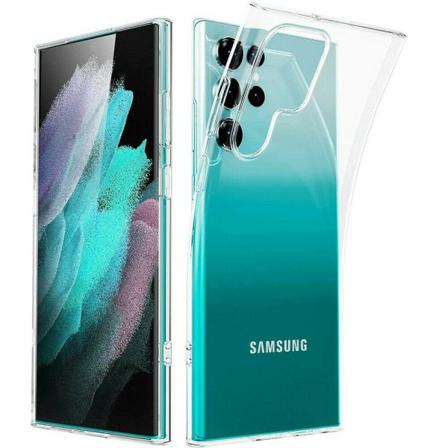 Samsung Galaxy S22 Ultra 5g Transparent Mjuk Tpu Slim Skal Transparent