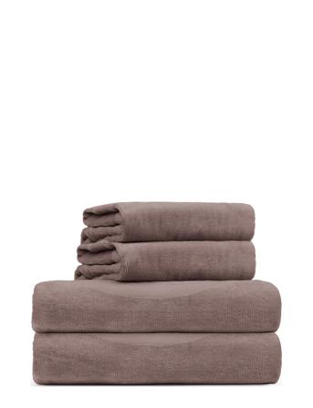 Organic Towel 95X140Cm Home Textiles Bathroom Textiles Towels & Bath Towels Brun Rosemunde