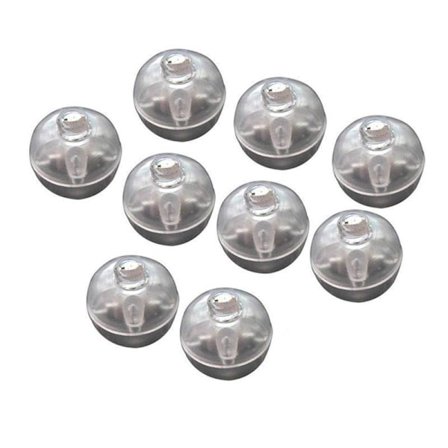 Vita LED-ballonglampor för fest, bröllop, lyktdekorationer upp till 100 st