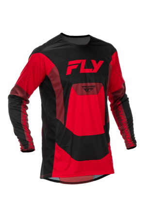 Bluză Motocross FLY Racing Lite V26 negru/roșu L