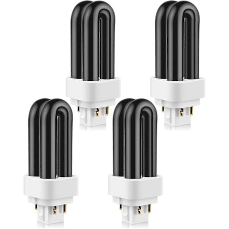 4 kpl 41050 7W yhteensopivia lamppuja Dynatrap DT1050 DT1100 DT1250 -malleille, 1/2 eekkerin yhteensopiva lamppu U-muotoiset yhteensopivat lamput Lig 