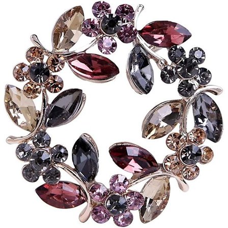 Färger Kristall Brosch Pins Rhinestone Broscher Smycken Present Till Kvinnor Flickor