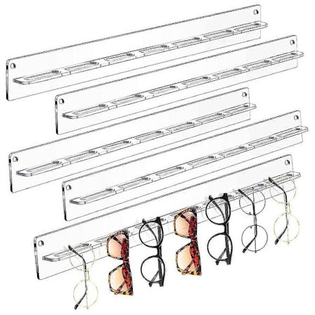 Solbrilleholder Organizer Akryl Solbrille Opbevaringsbøjle Stativ Vægmonteret Brilleholder Brille Display Stativ