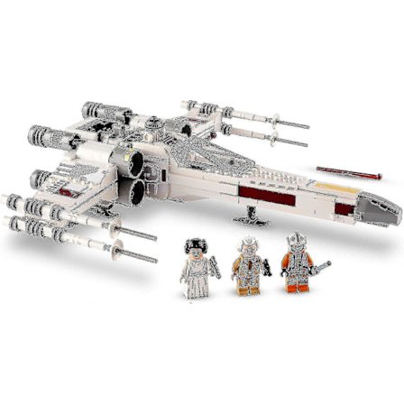 Star Wars Luke Skywalkers X-wing Fighter byggbart leksaksrymdskepp, presenter till barn