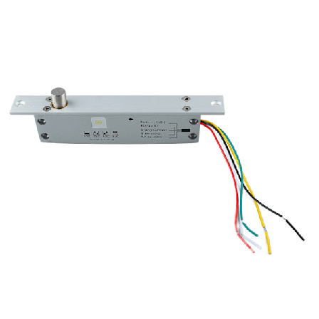 DC 12V 5 Linjers Elektrisk Bolt Lås Smal Dødfallås Drop Bolt Dørlås med Tidsforsinkelse LED Display til Dør Adgangskontrol Strømafbrydelse Lås