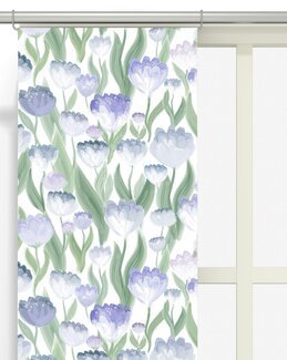 Panellängd Ljuvligt 2-pack Blå - Arvidssons Textil